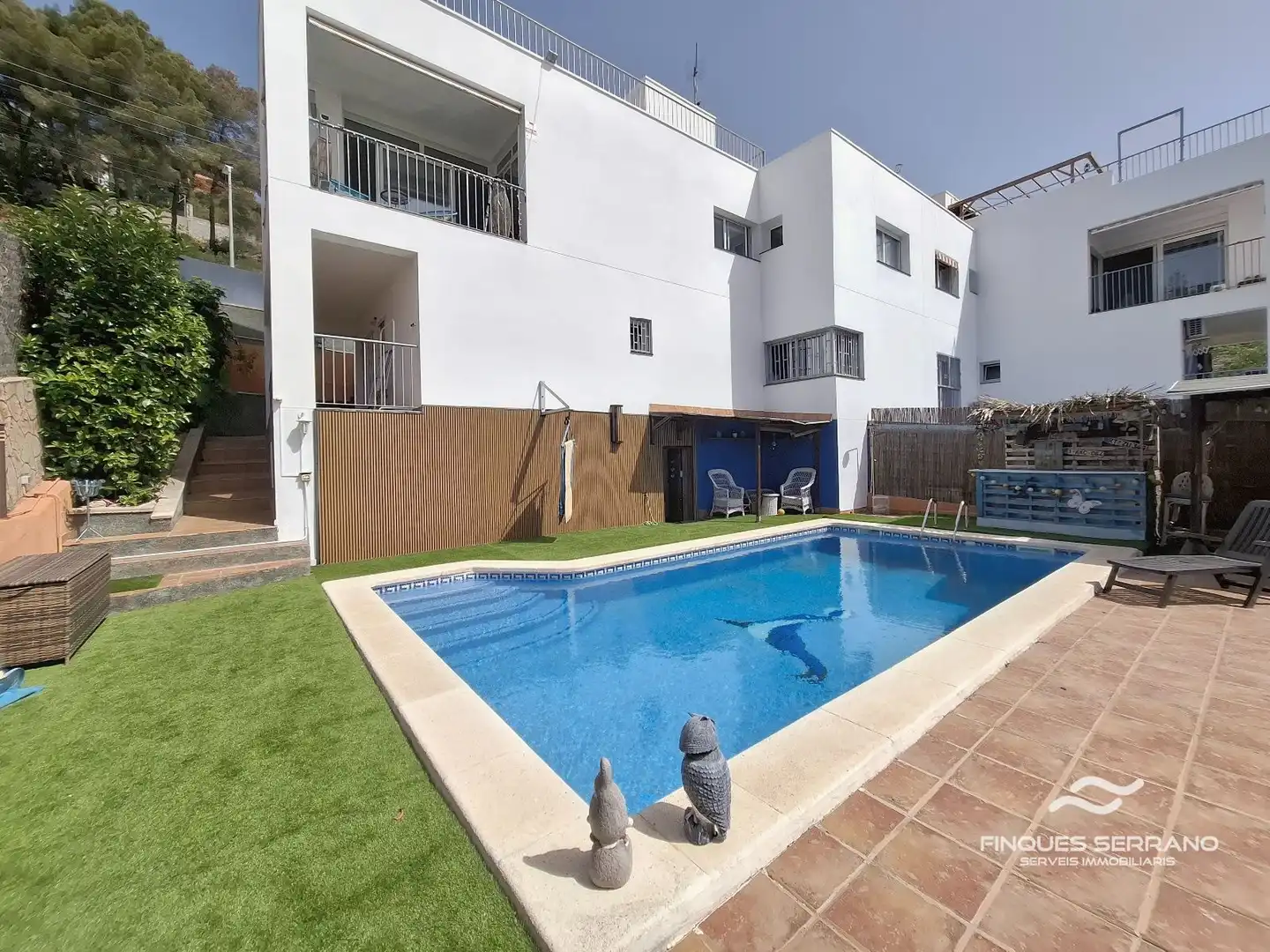 Piscina de Casa adosada en venda en Calafell amb Aire condicionat, Calefacció i Piscina