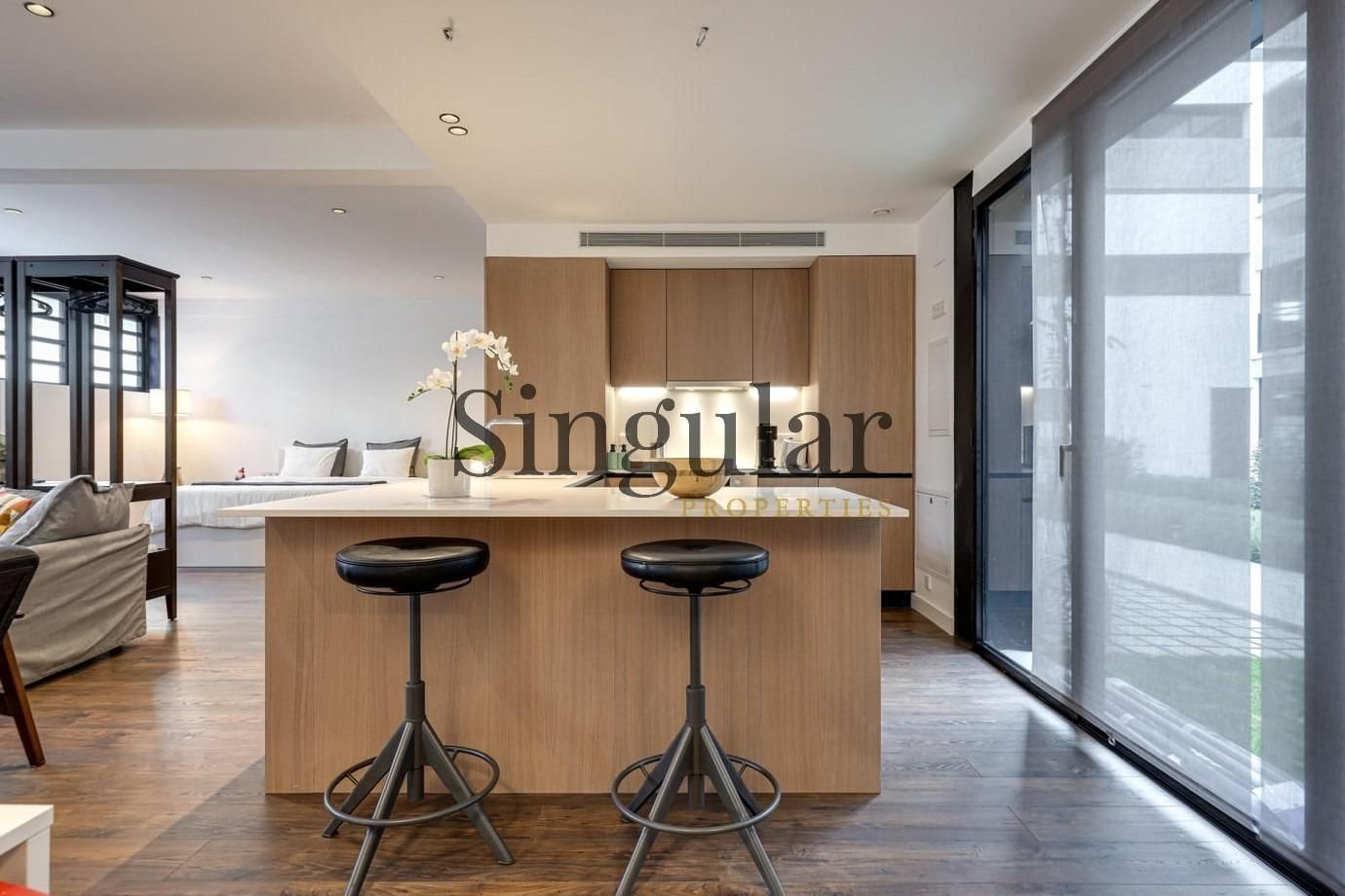 Kitchen of Planta baja for sale in  Barcelona Capital  with Heating, Storage room and Community pool