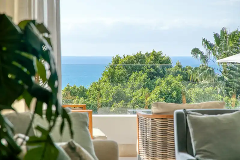 Terrassa de Apartament en venda en Marbella amb Aire condicionat, Calefacció i Jardí privat