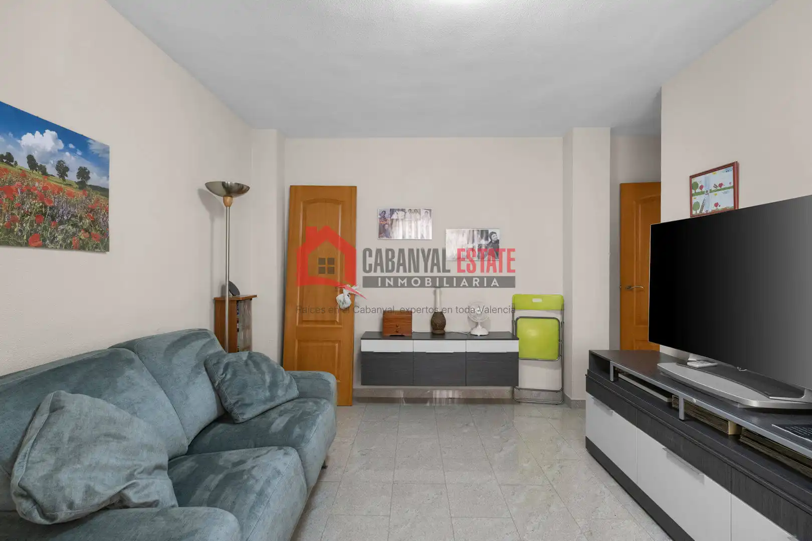 Sala d'estar de Apartament en venda en Valencia amb Aire condicionat i Balcó