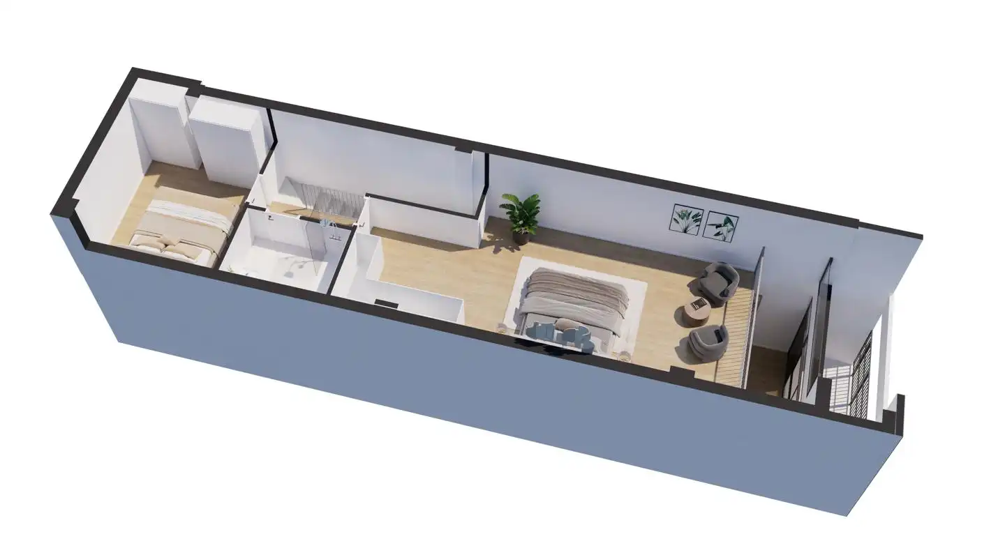 Schlafzimmer von Maisonette zum Verkauf in El Campello mit Klimaanlage, Abstellraum und Balkon
