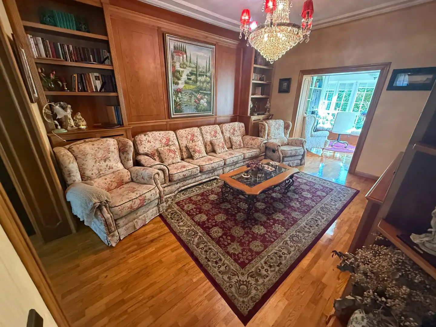 Sala de estar de Casa o chalet en venta en Castrillón con Calefacción, Jardín privado y Piscina