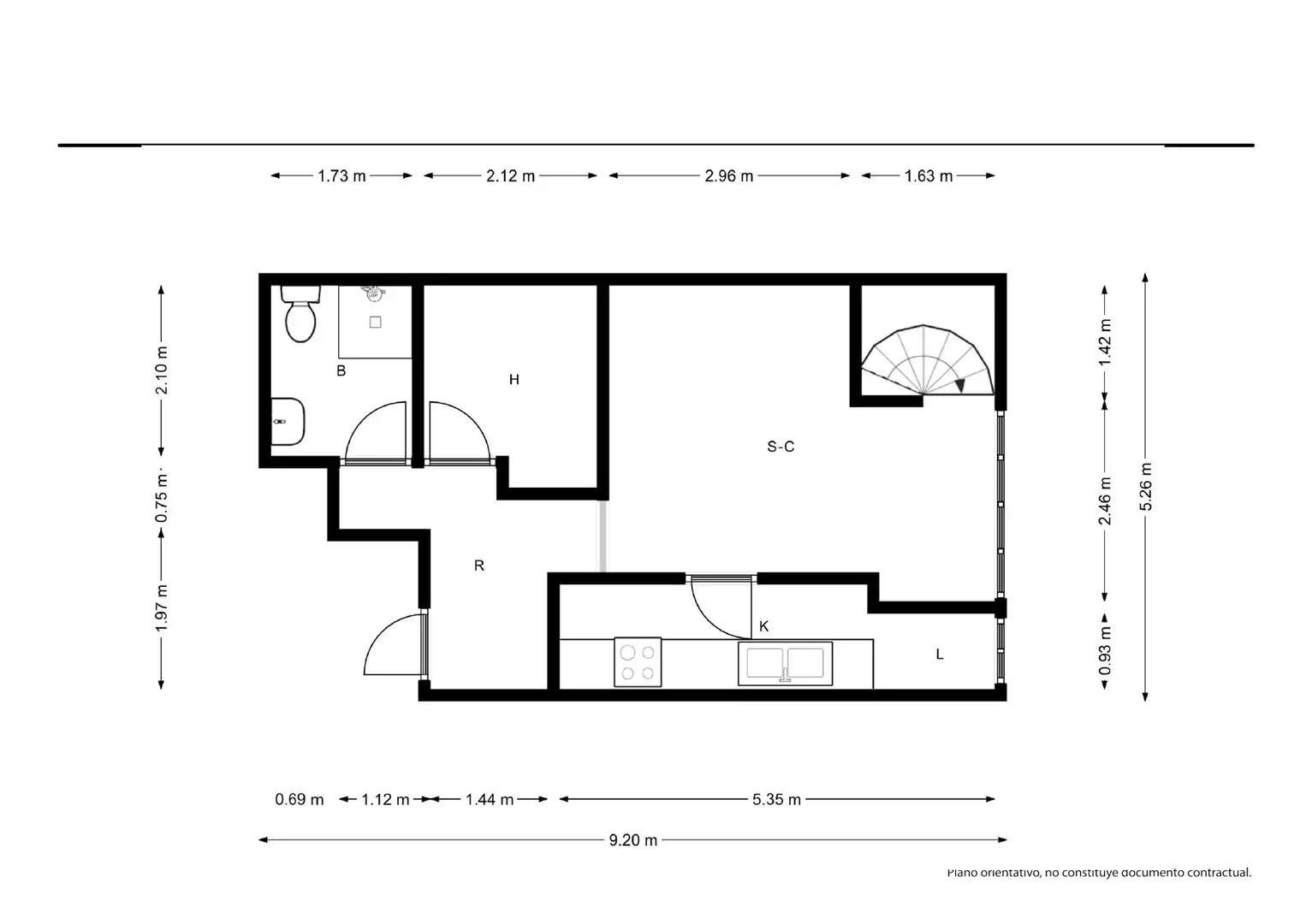 Maisonette zum Verkauf in L'Hospitalet de Llobregat mit Heizung