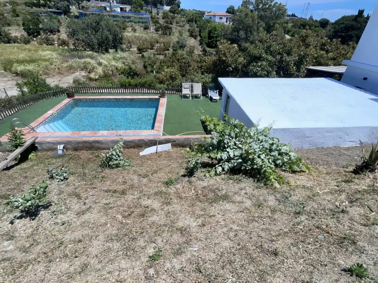 Piscina de Finca rústica en venda en Estepona amb Aire condicionat, Calefacció i Jardí privat