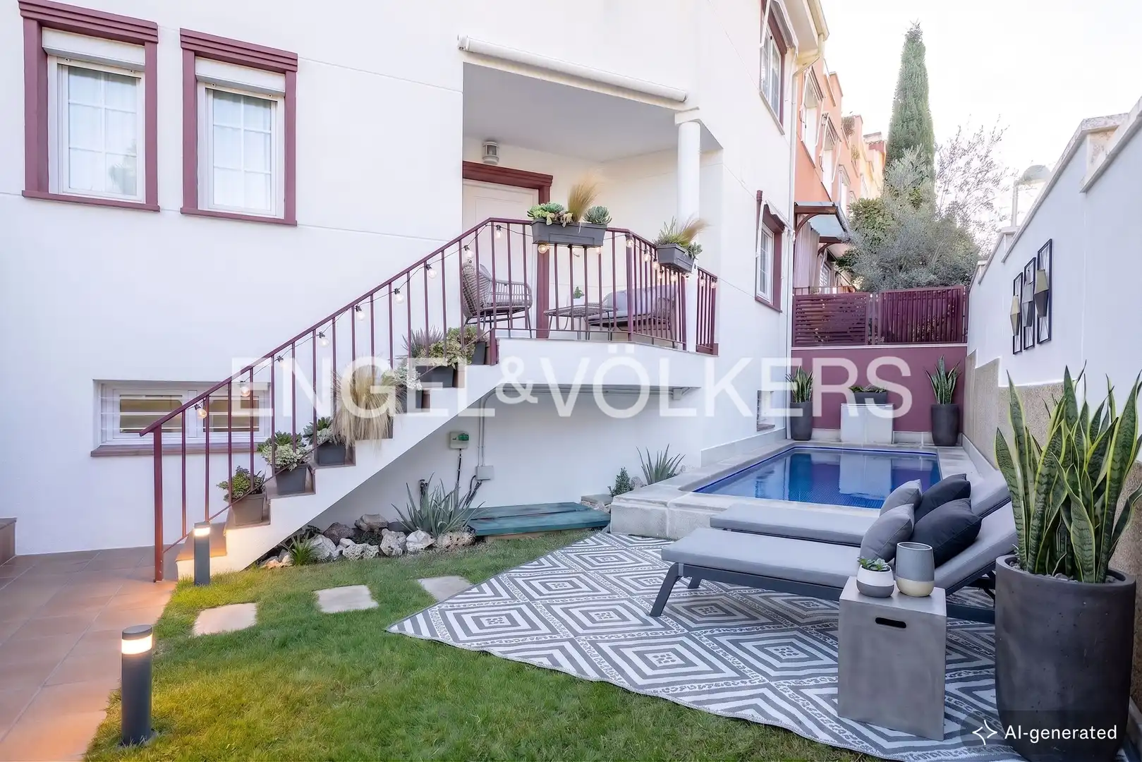 Terrace of Houses for sale in Madrid  with Air Conditioner, Heating and Private garden
