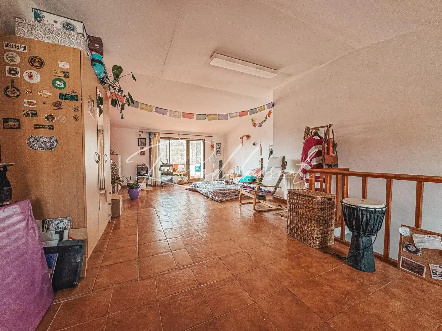 Sala d'estar de Casa o xalet en venda en El Pla de Santa Maria amb Calefacció i Terrassa