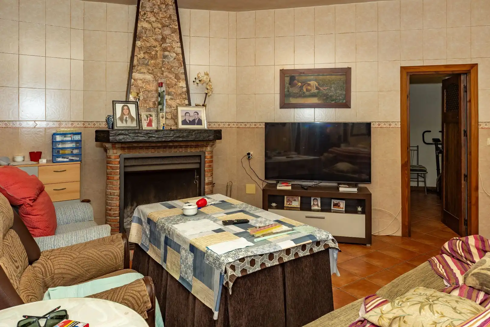 Living room of Country homes for sale in Guadix  with Terrace, Storage room and Furnished