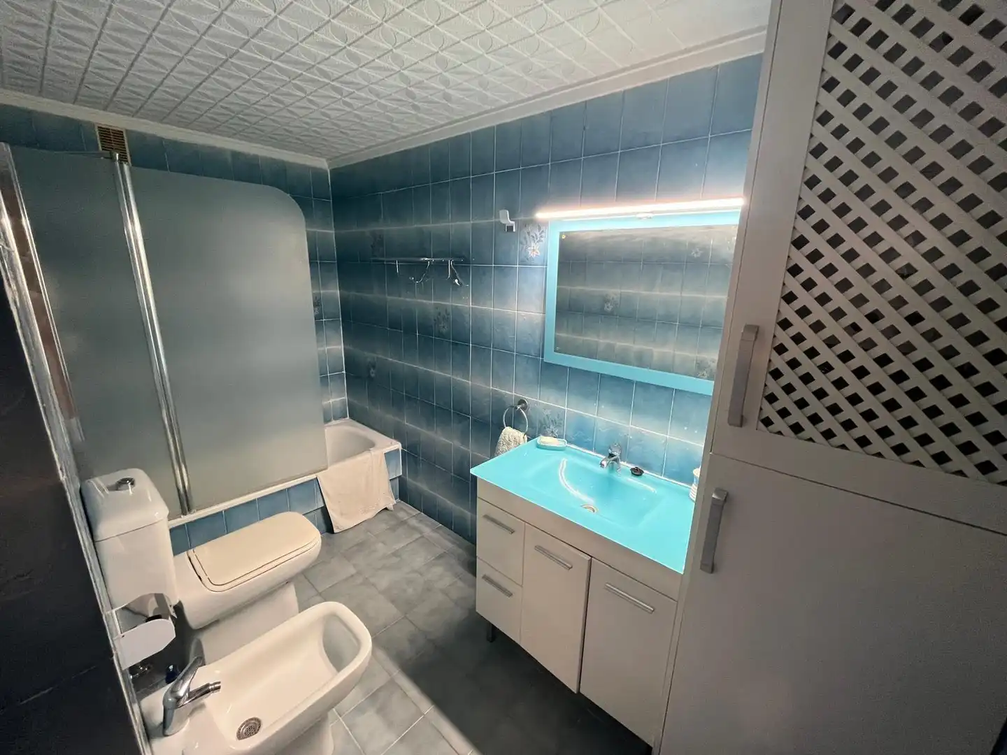 Bathroom of Flat for rent in Cullera  with Terrace, Furnished and Balcony