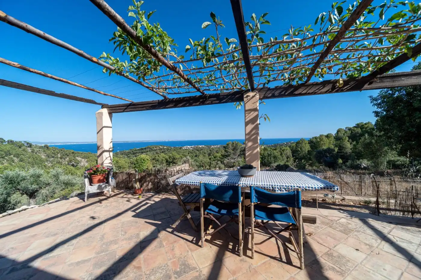 Terrasse von Country house zum Verkauf in Calvià