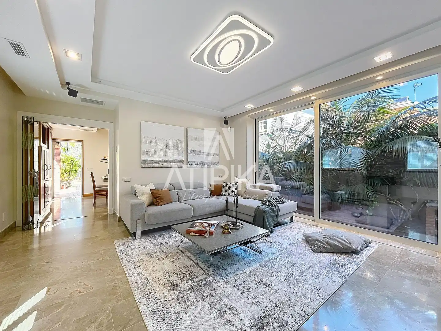 Sala d'estar de Casa o xalet de lloguer en Castelldefels amb Aire condicionat, Calefacció i Terrassa
