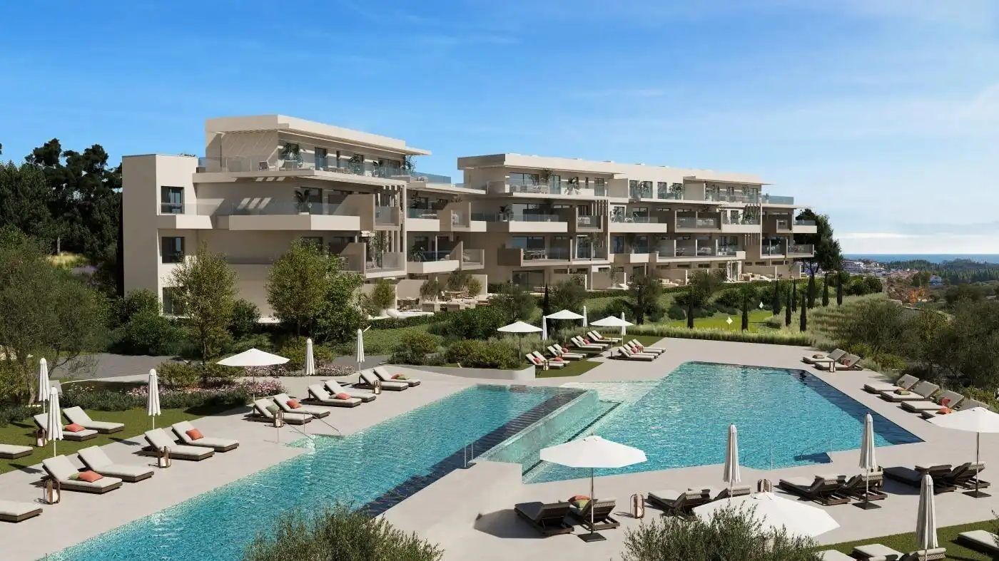 Vista exterior de Apartamento en venta en Mijas con Aire acondicionado, Calefacción y Terraza