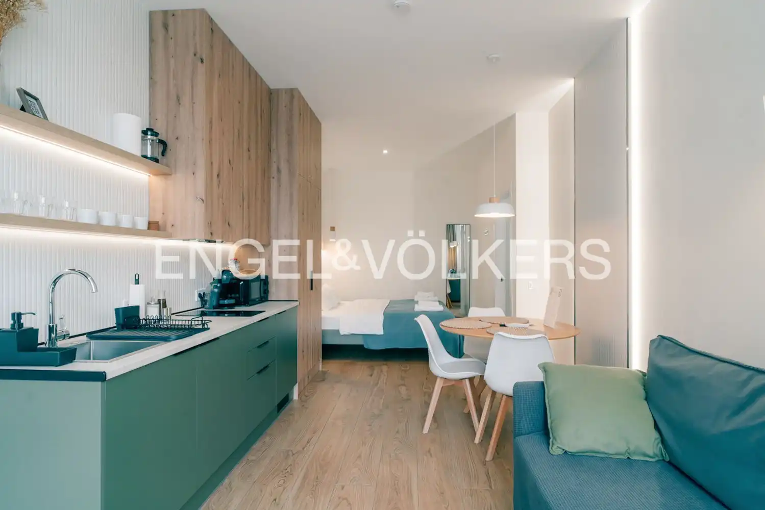 Cocina de Apartamento en venta en Valencia con Aire acondicionado, Calefacción y Amueblado