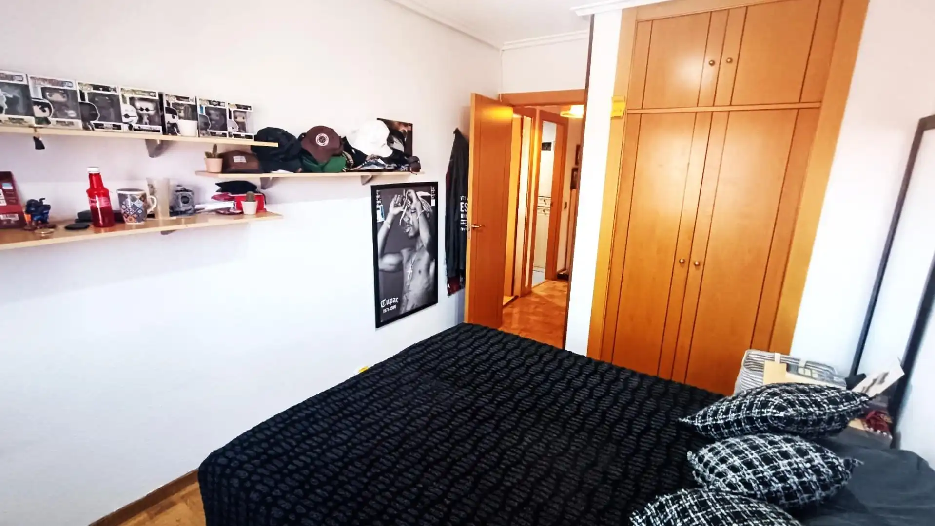 Schlafzimmer von Wohnung zum Verkauf in Zamora Capital  mit Heizung, Parkett und Terrasse