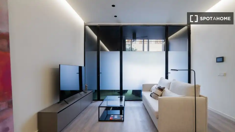 Sala de estar de Piso de alquiler en Catarroja con Aire acondicionado, Calefacción y Amueblado