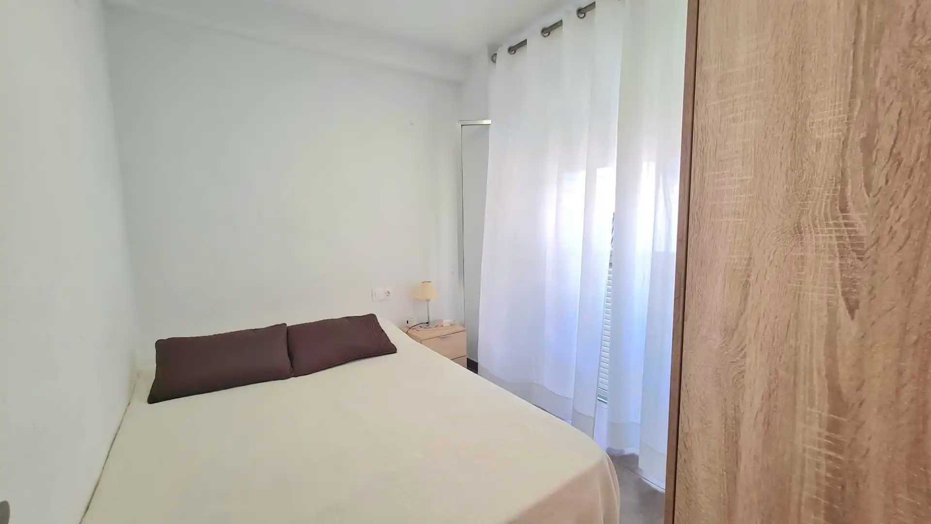 Bedroom of Flat for rent in Santa Pola  with Terrace, Furnished and Oven