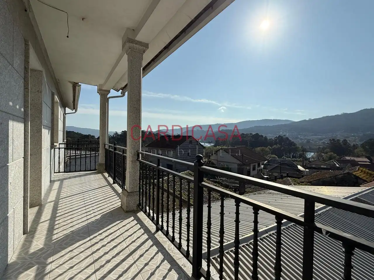 Vista exterior de Casa o xalet en venda en Vilaboa amb Calefacció, Jardí privat i Terrassa