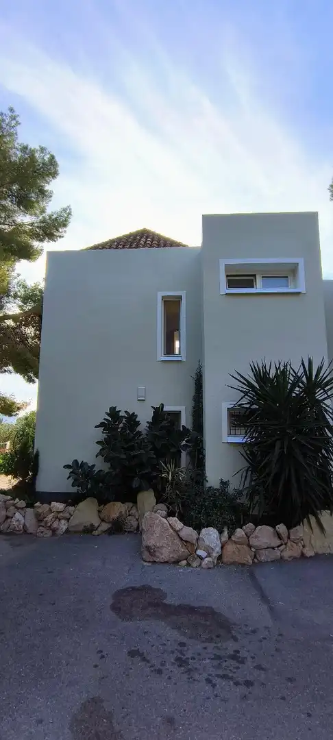 Vista exterior de Casa o chalet en venta en Callosa d'en Sarrià con Jardín privado, Amueblado y Alarma