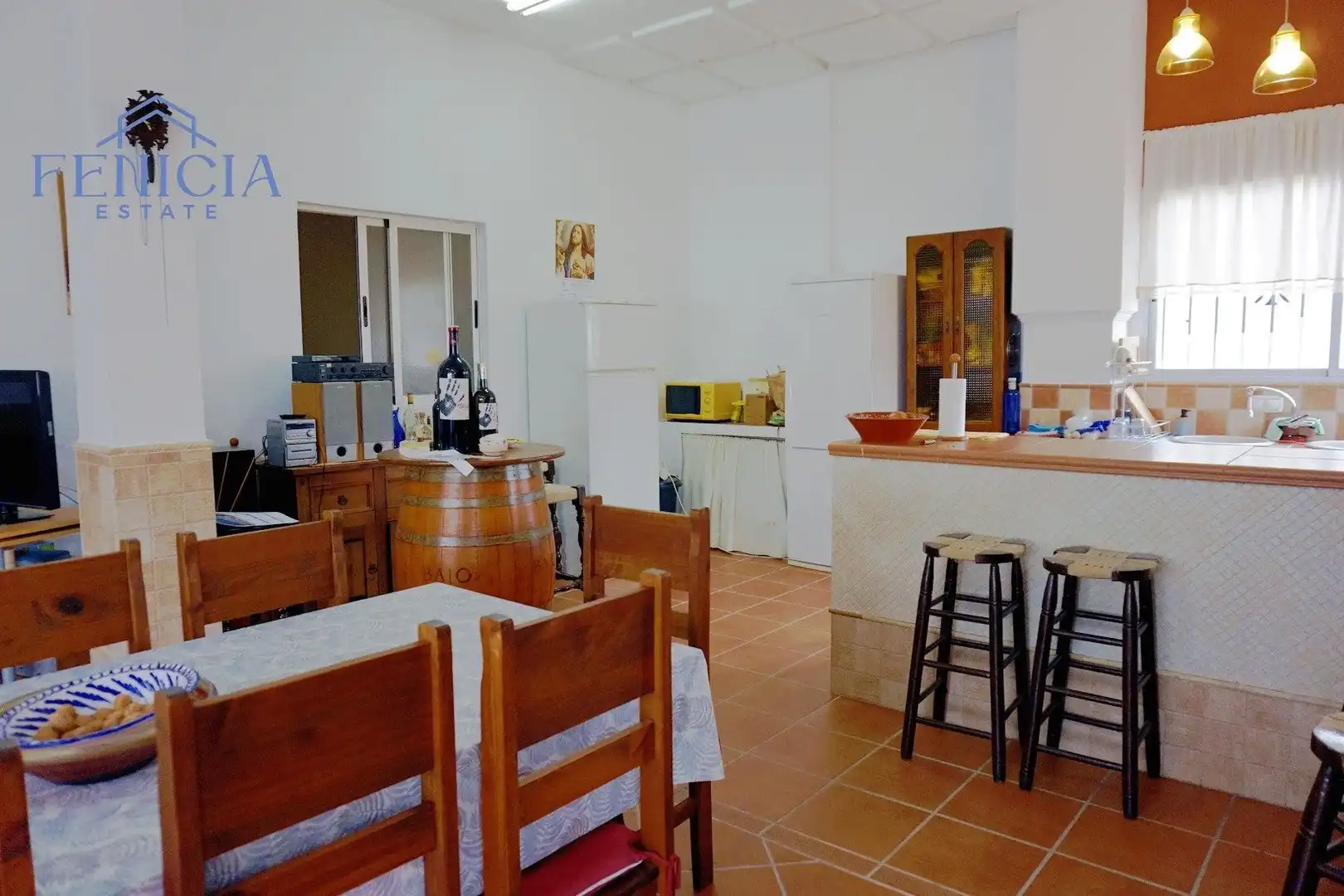 Cocina de Finca rústica en venta en Almuñécar con Aire acondicionado, Jardín privado y Terraza