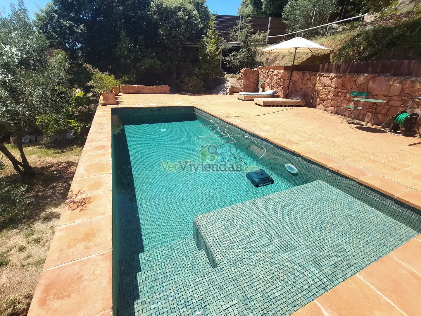 Piscina de Casa o xalet en venda en Castellar del Vallès amb Calefacció, Jardí privat i Parquet