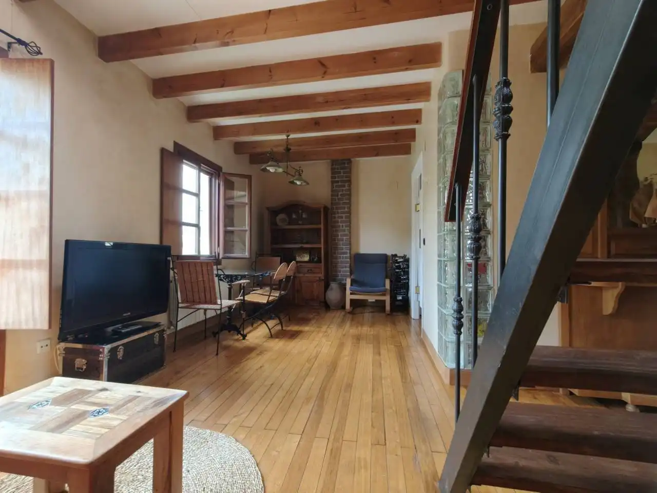 Living room of Flat for sale in Fruiz  with Heating, Private garden and Balcony