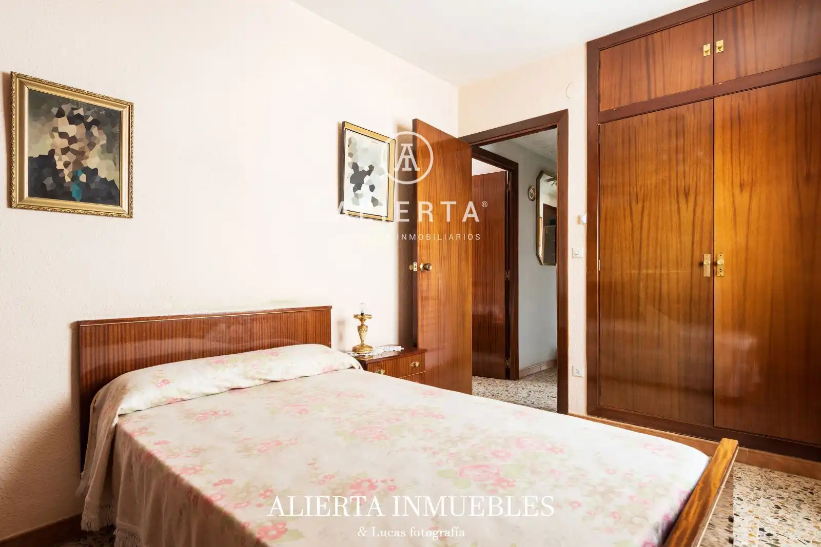 Bedroom of Flat for sale in Zaragoza  with Heating, Terrace and Swimming Pool