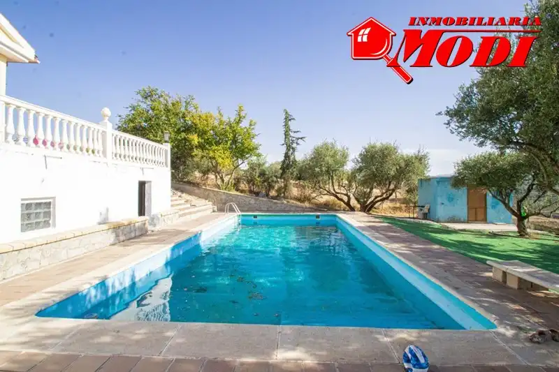 Piscina de Casa o xalet en venda en Moraleda de Zafayona amb Aire condicionat i Piscina