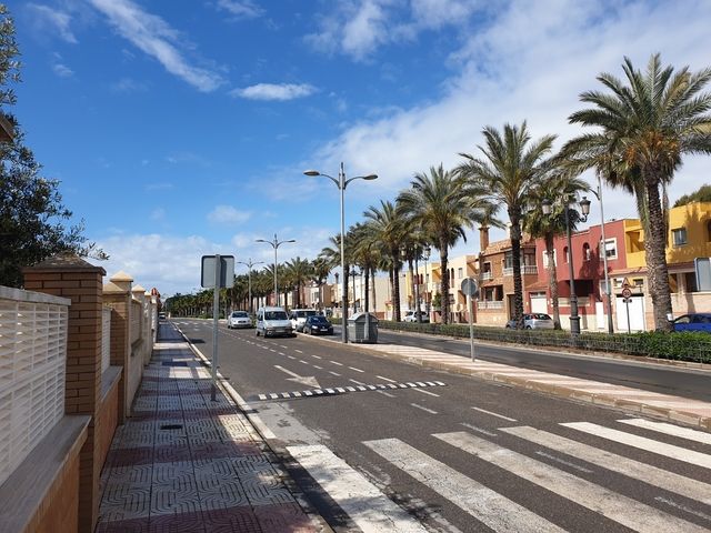 Exterior view of Flat for sale in Roquetas de Mar  with Air Conditioner, Storage room and Furnished