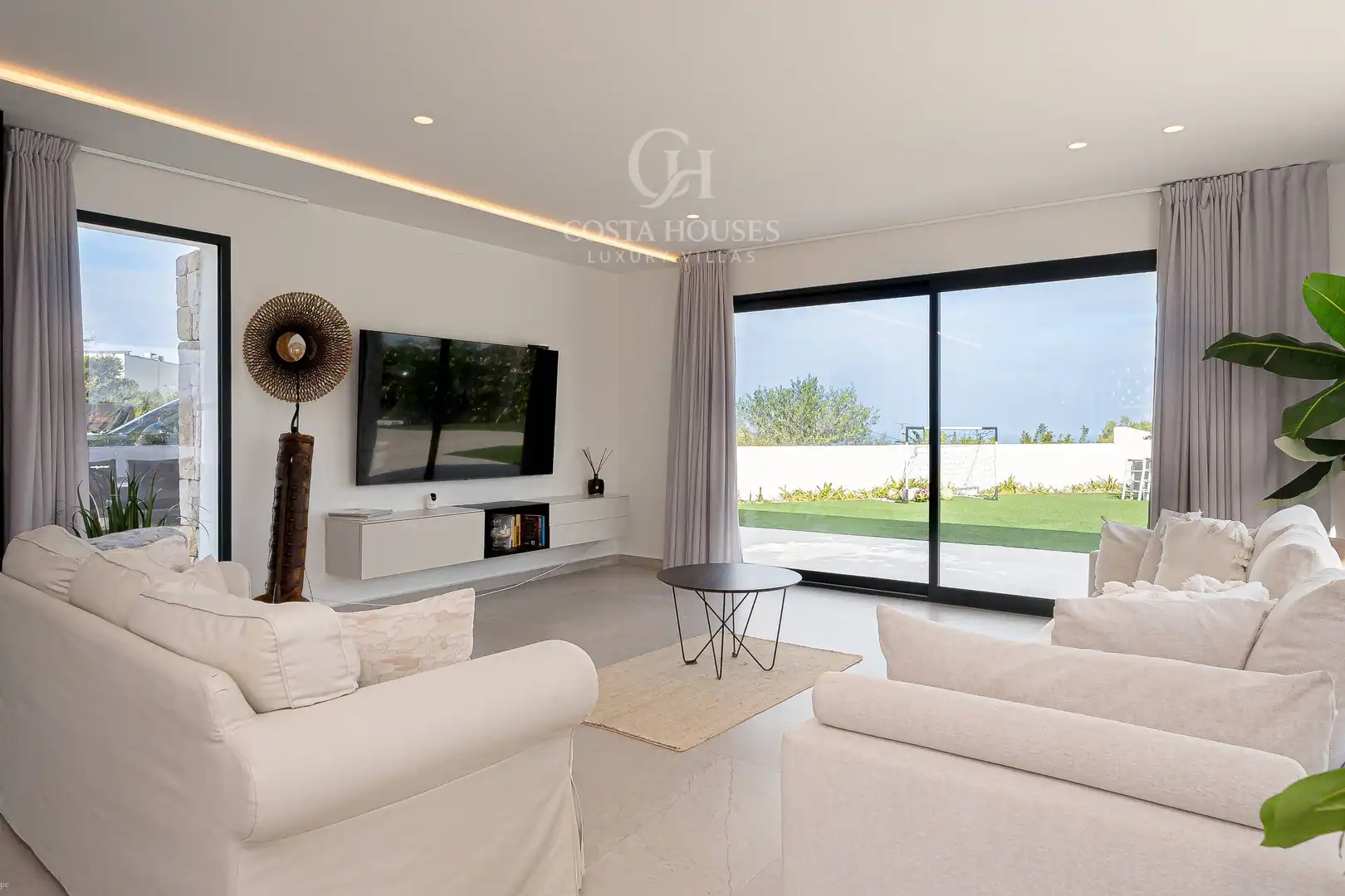 Living room of Houses for sale in Dénia  with Air Conditioner, Heating and Private garden