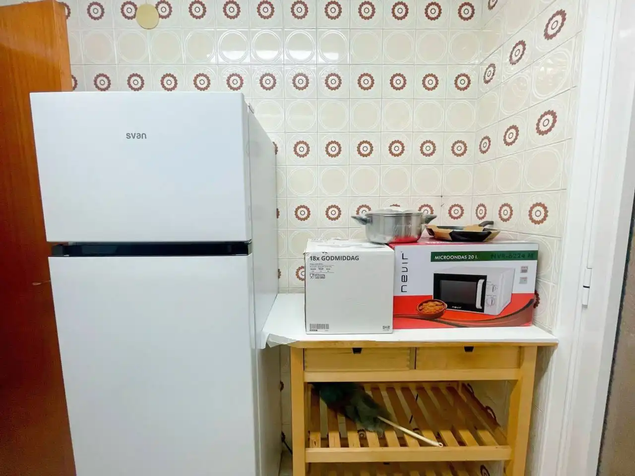 Cocina de Piso de alquiler en Cerdanyola del Vallès con Calefacción y Amueblado