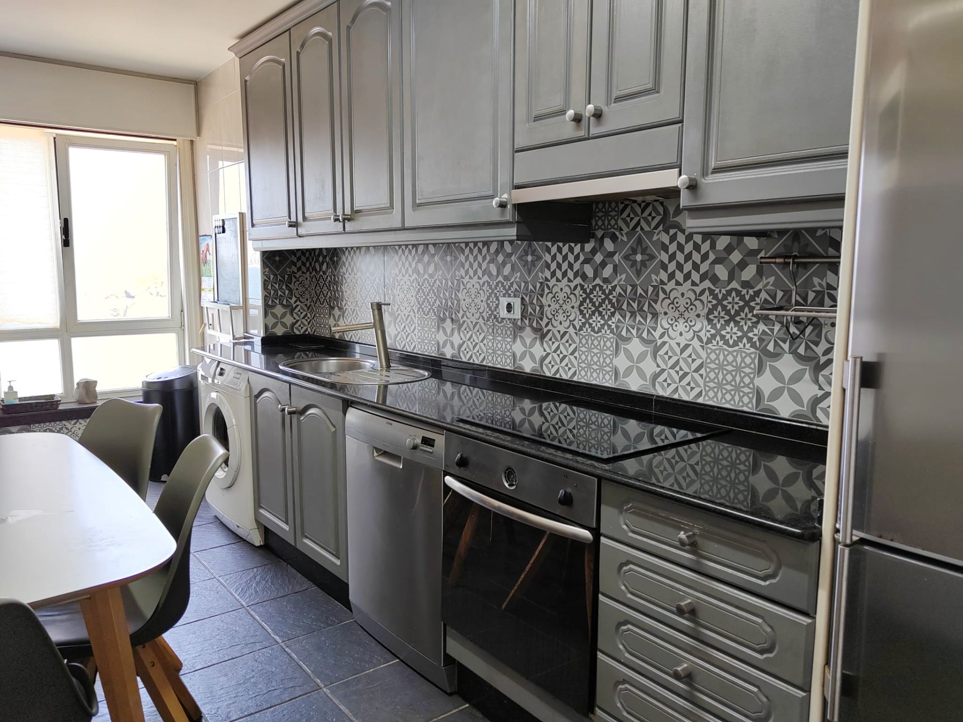 Kitchen of Flat to rent in Oleiros  with Heating, Parquet flooring and Furnished