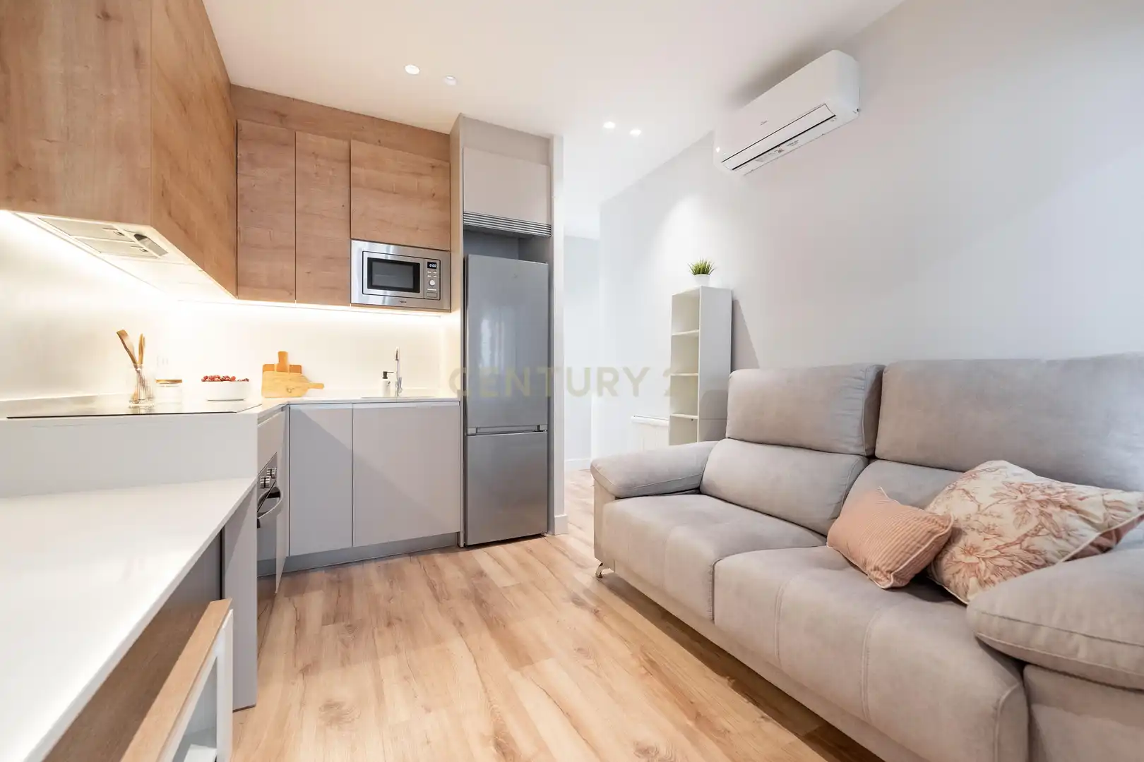 Sala de estar de Piso de alquiler en Madrid con Aire acondicionado