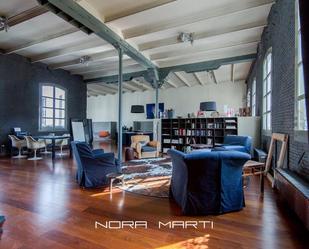 Sala d'estar de Loft de lloguer en  Barcelona Capital amb Aire condicionat, Calefacció i Balcó