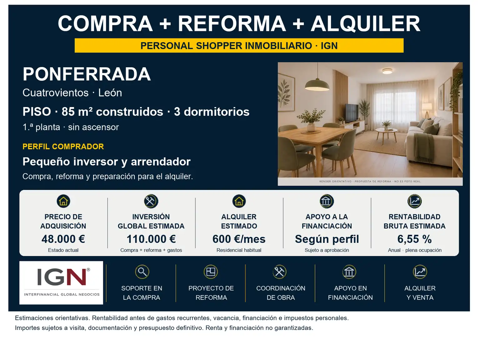 Flat for sale in Cuatro Vientos