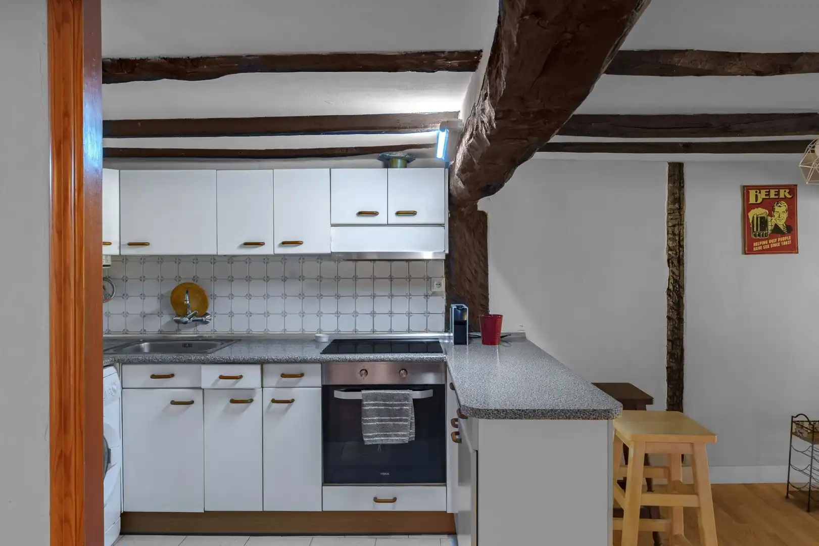Kitchen of Flat for sale in Tolosa  with Storage room and Furnished