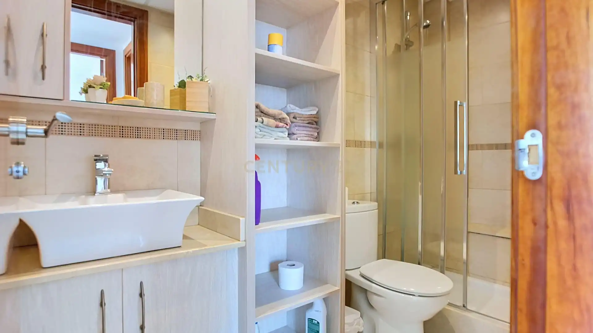 Bathroom of Apartments for rent in Mijas  with Air Conditioner and Washing machine