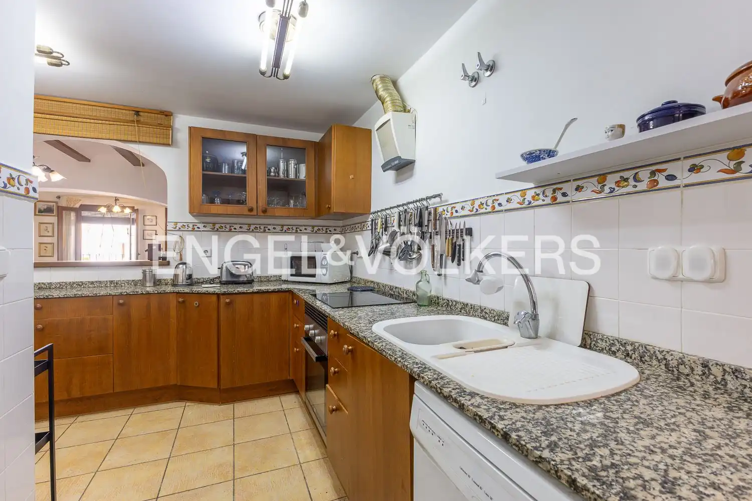 Cocina de Piso en venta en L'Atzúbia con Aire acondicionado, Calefacción y Amueblado