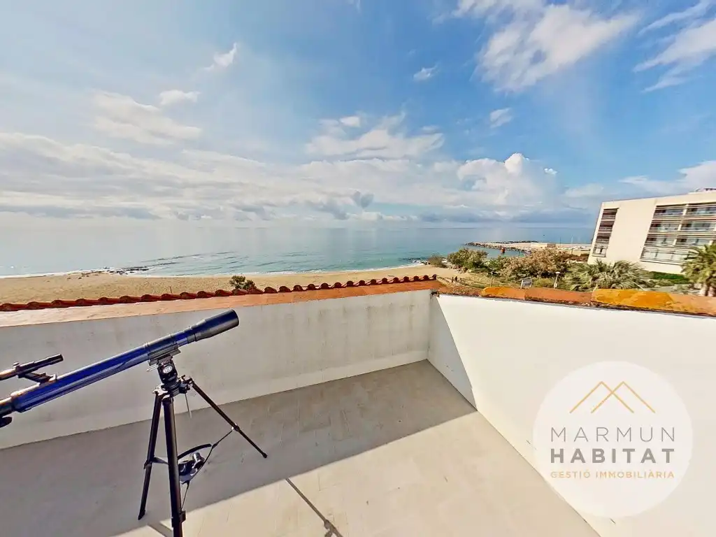 Terraza de Casa o chalet de alquiler en Caldes d'Estrac con Terraza, Piscina y Amueblado