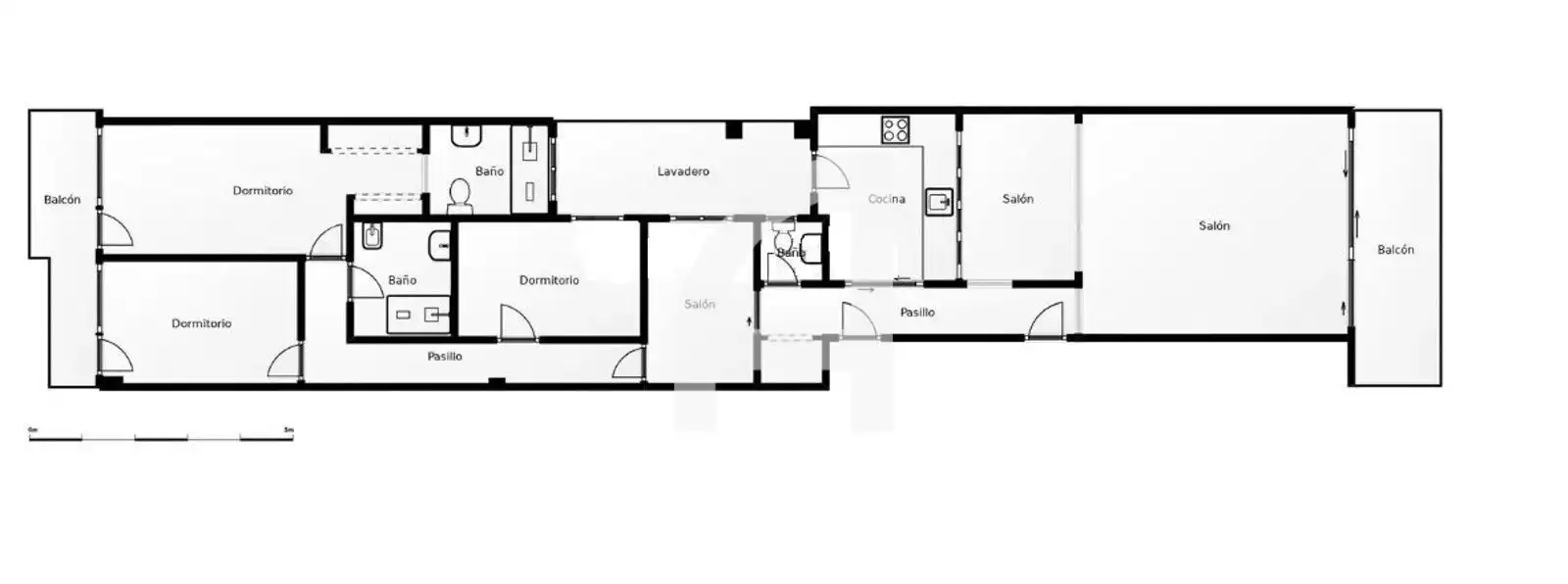 Flat for sale in Barcelona  with Air Conditioner, Heating and Parquet flooring