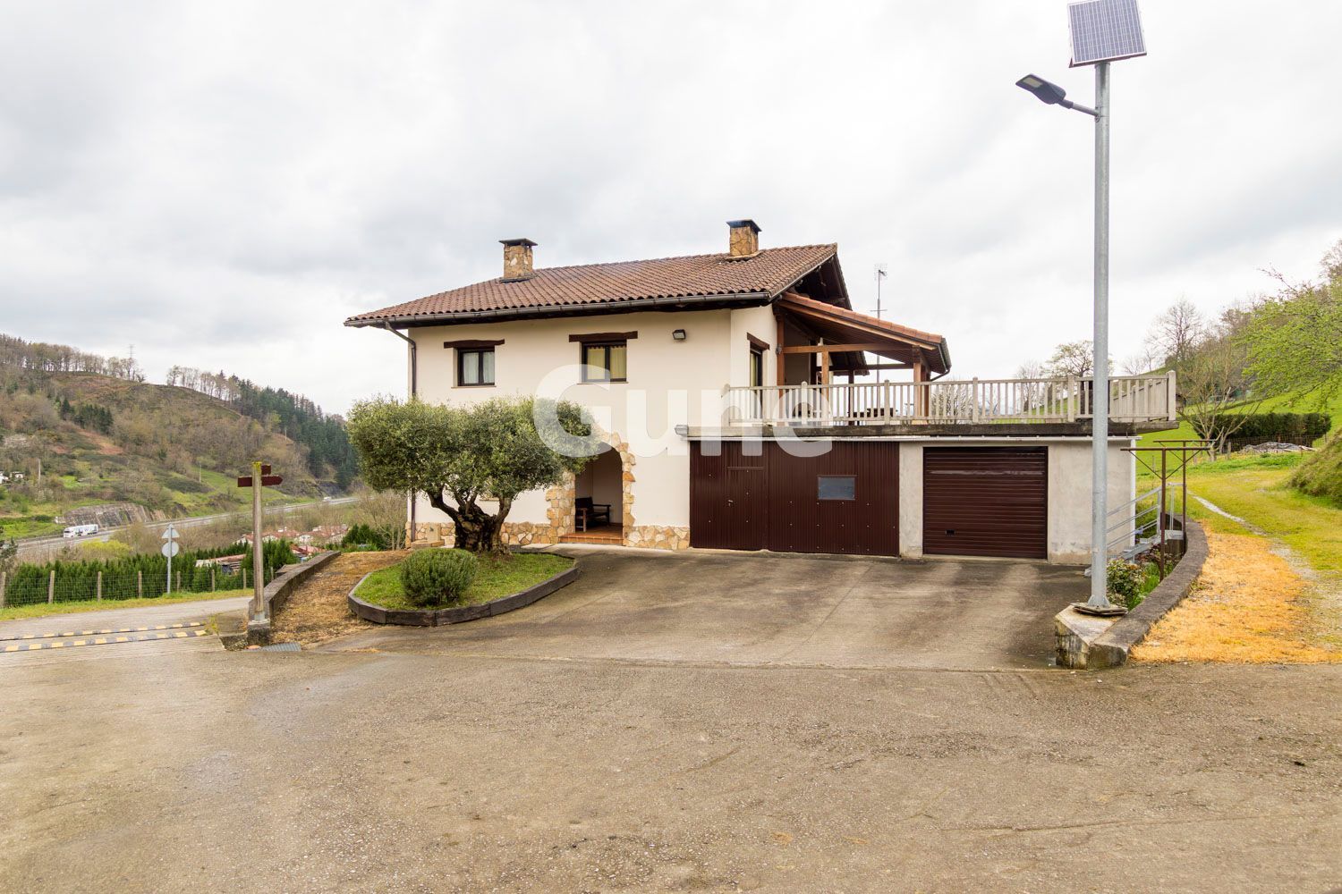 Exterior view of House or chalet for sale in Idiazabal  with Heating, Terrace and Storage room