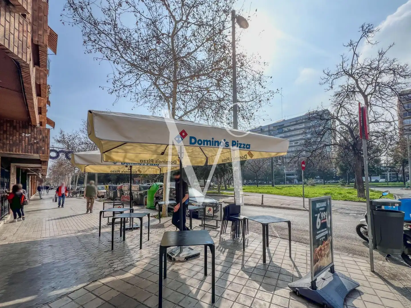 Terrasse von Geschaftsraum zur ubertragung in Valencia