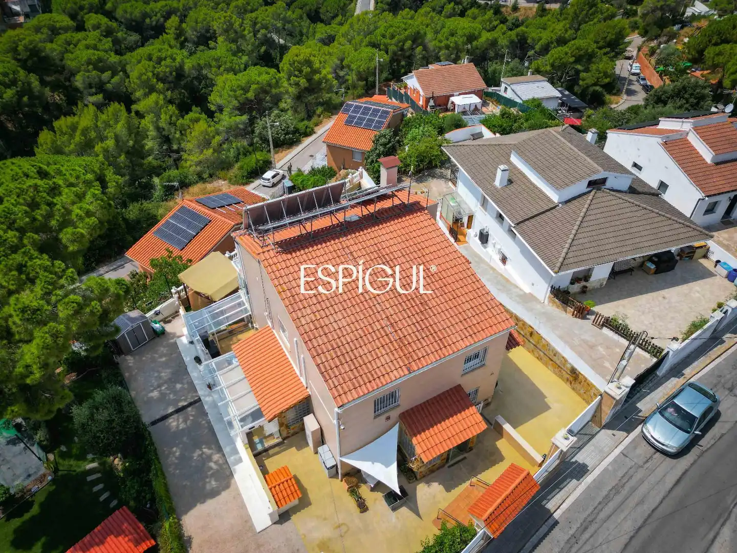 Exterior view of Houses for sale in Rubí  with Air Conditioner, Heating and Terrace