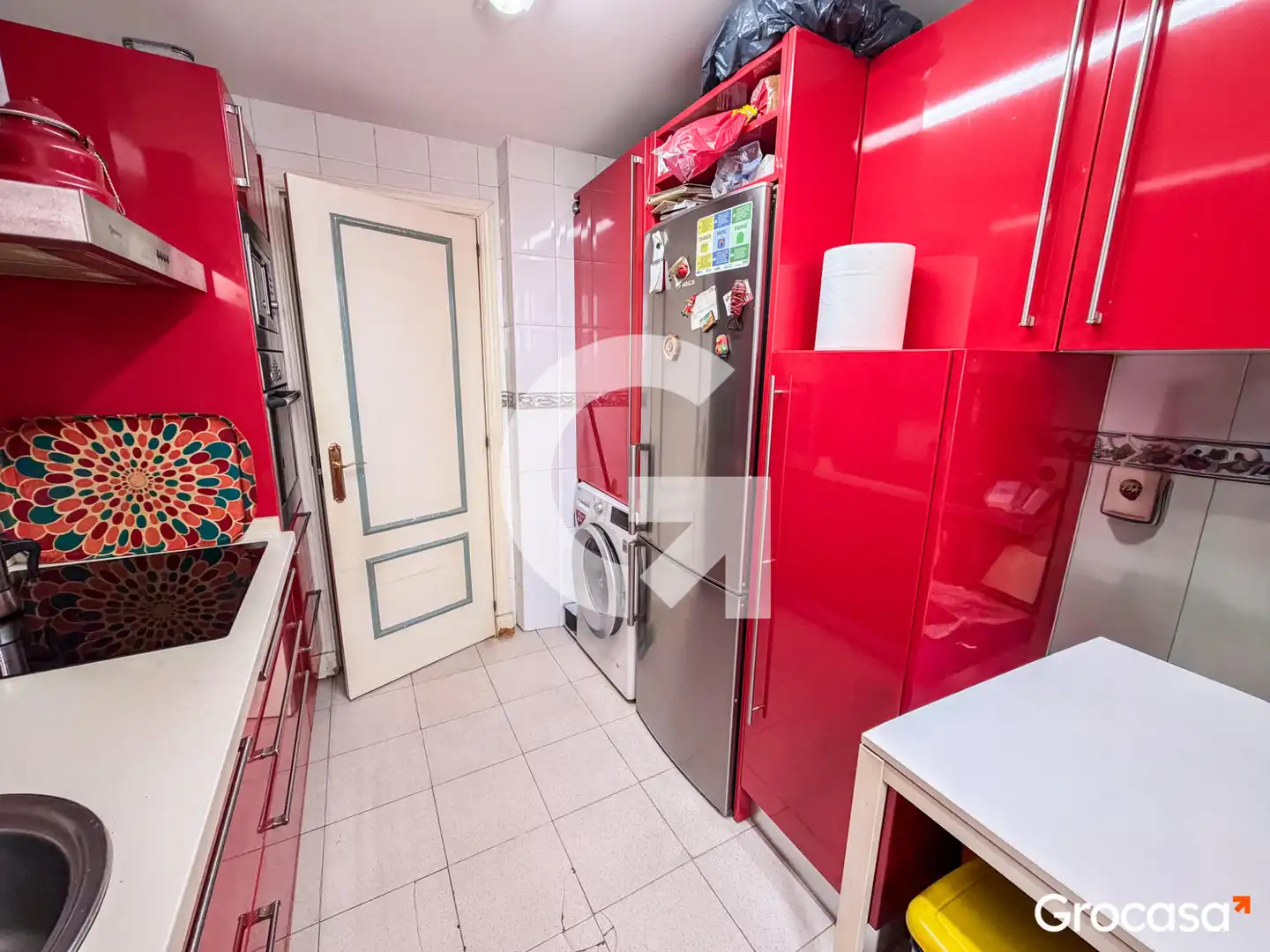 Küche von Dachboden zum Verkauf in Rincón de la Victoria mit Privatgarten, Terrasse und Ofen