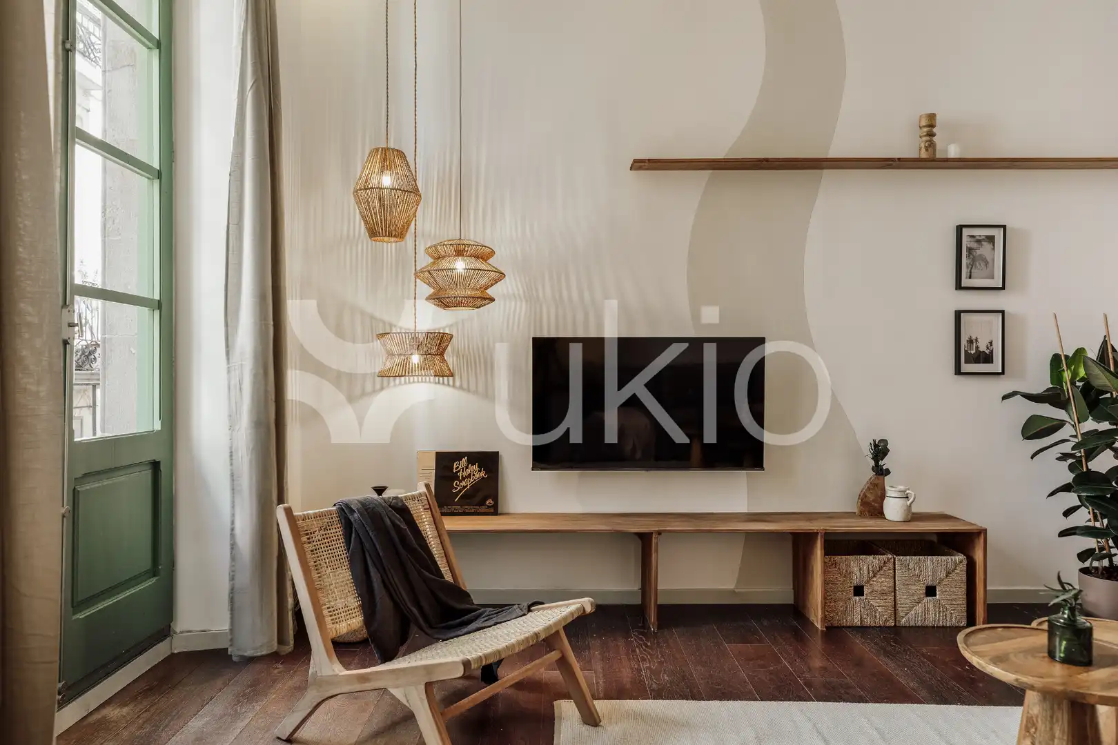 Sala d'estar de Apartament de lloguer en Barcelona amb Aire condicionat, Calefacció i Moblat