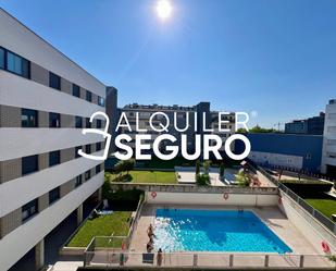 Exterior view of Flat to rent in  Madrid Capital  with Air Conditioner, Heating and Terrace