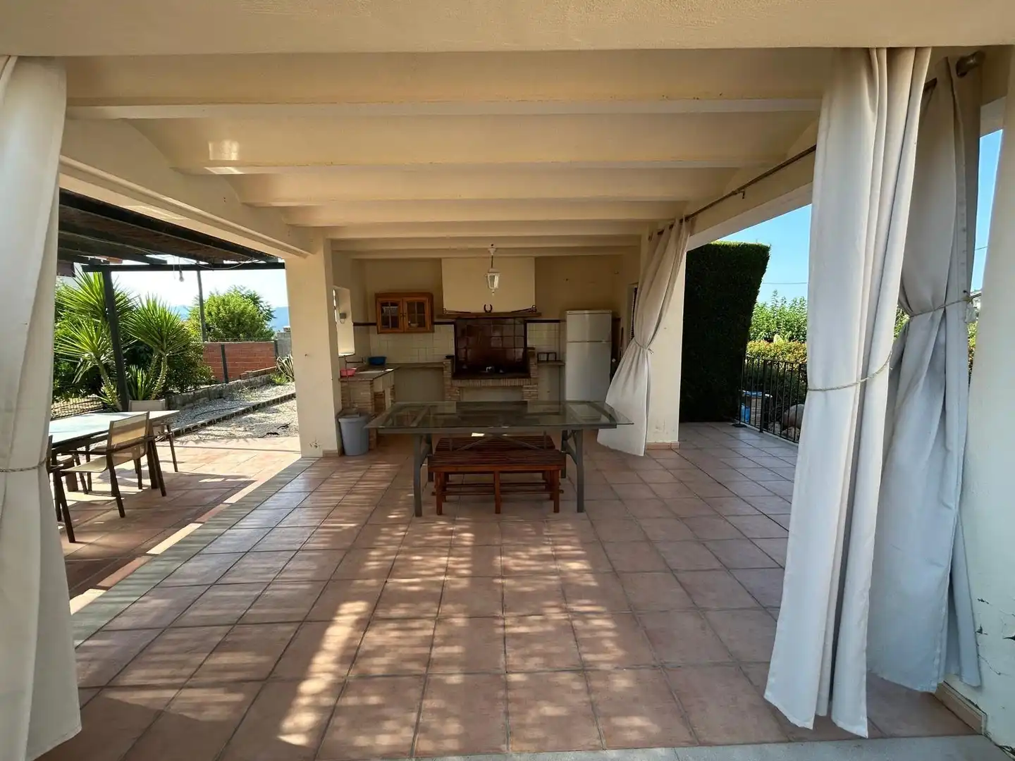 Terraza de Casa o chalet en venta en La Font d'en Carròs con Aire acondicionado, Calefacción y Jardín privado