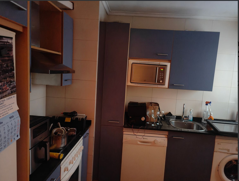 Kitchen of Flat for sale in Leioa  with Heating, Storage room and Community pool