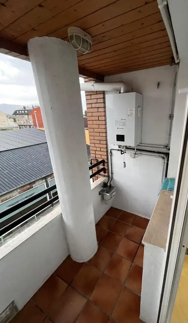 Terrasse von Wohnung zur Miete in Ponferrada mit Heizung und Balkon