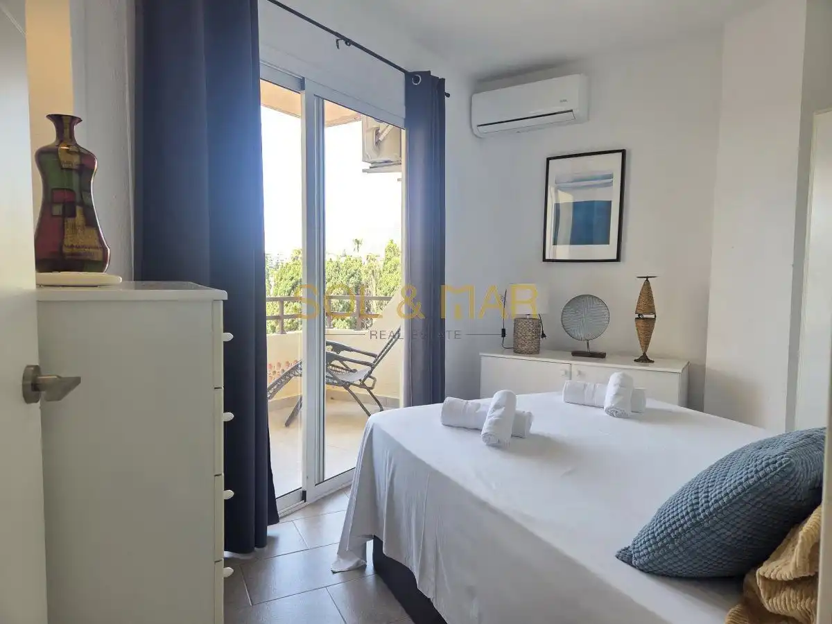 Schlafzimmer von Wohnung zum Verkauf in Torremolinos mit Klimaanlage, Heizung und Terrasse