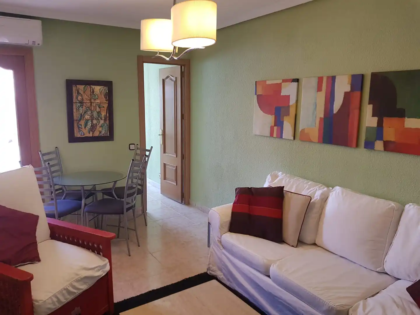 Sala de estar de Ático en venta en Madrid con Aire acondicionado, Calefacción y Balcón