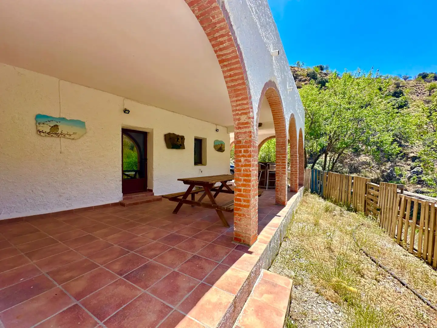 Jardí de Finca rústica en venda en Sierro amb Aire condicionat, Calefacció i Jardí privat
